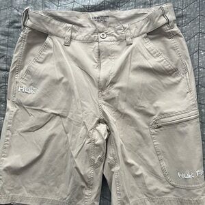 Huk Men's Cargo Shorts in Light Tan